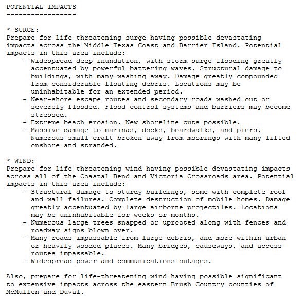 Statement NWS Corpus Christi